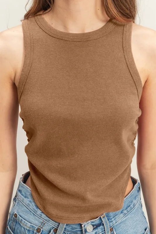 HYFVE Mineral Wash Rib Knit Tank for Trendy Style - Love Salve